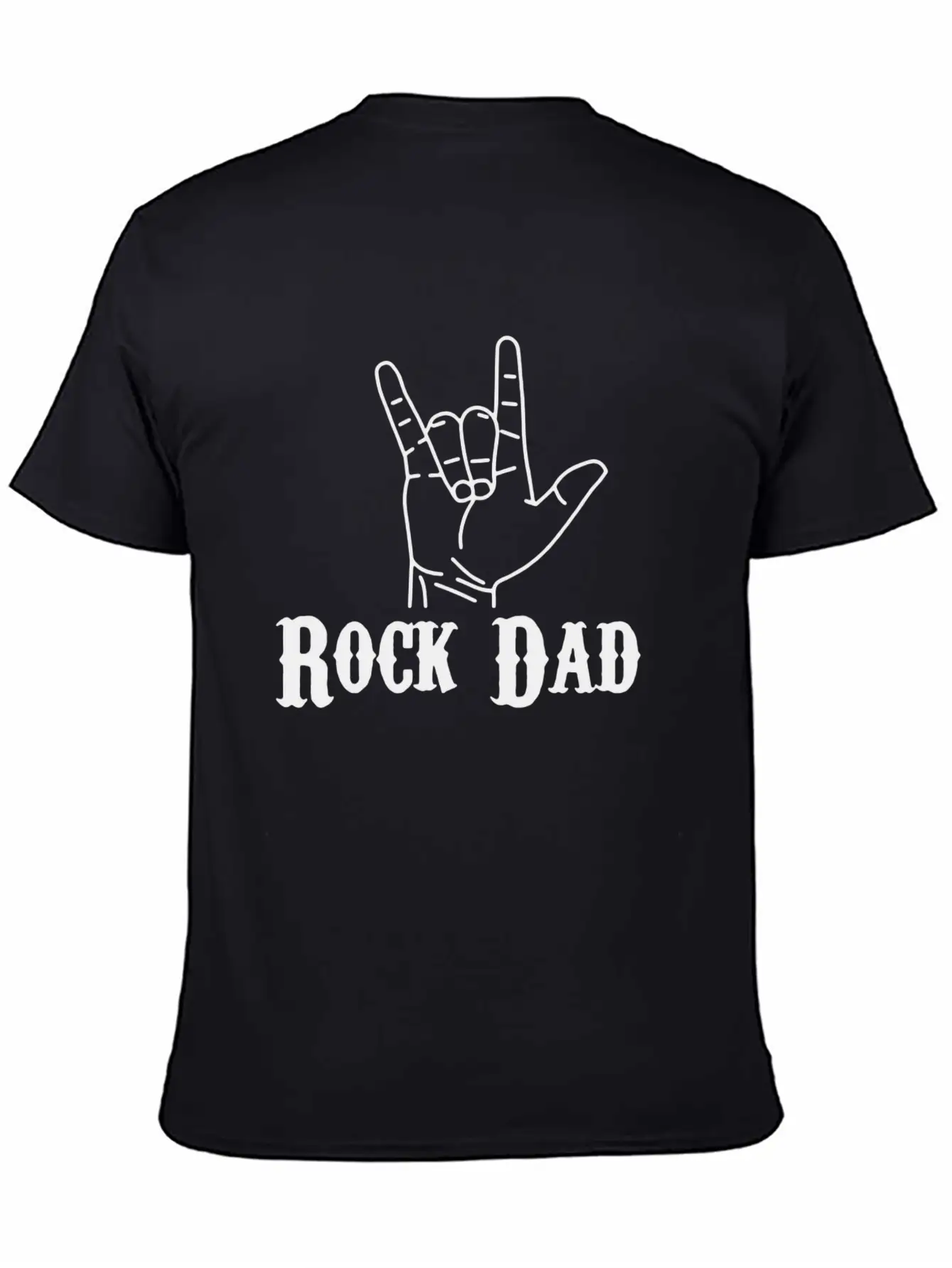 Rock Dad Essential Cotton Tee For Daily Outfits – Unisex Style