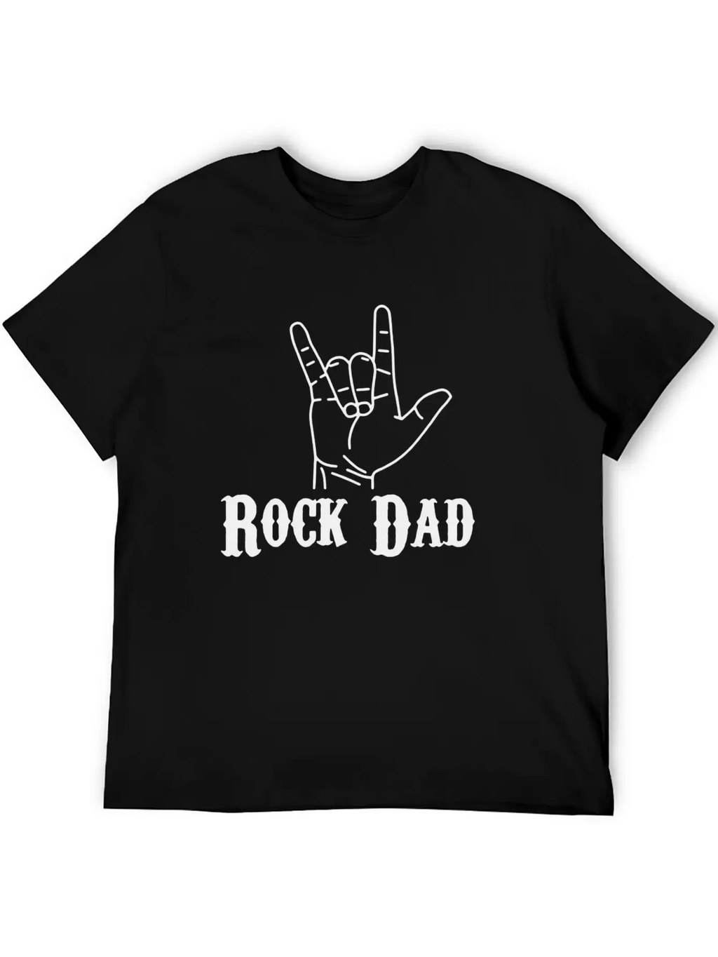 Rock Dad Essential Cotton Tee For Daily Outfits – Unisex Style