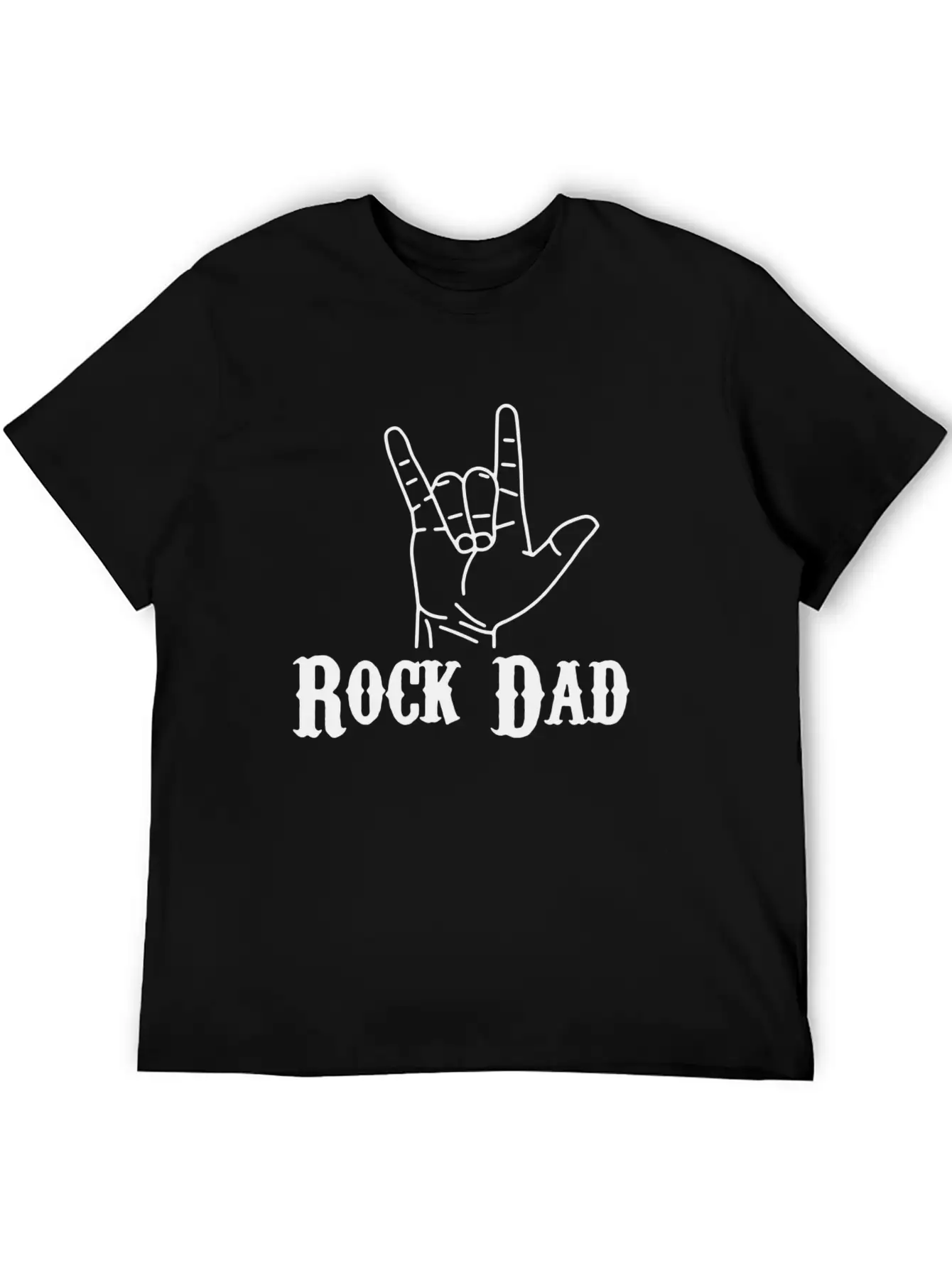 Rock Dad Essential Cotton Tee For Daily Outfits – Unisex Style