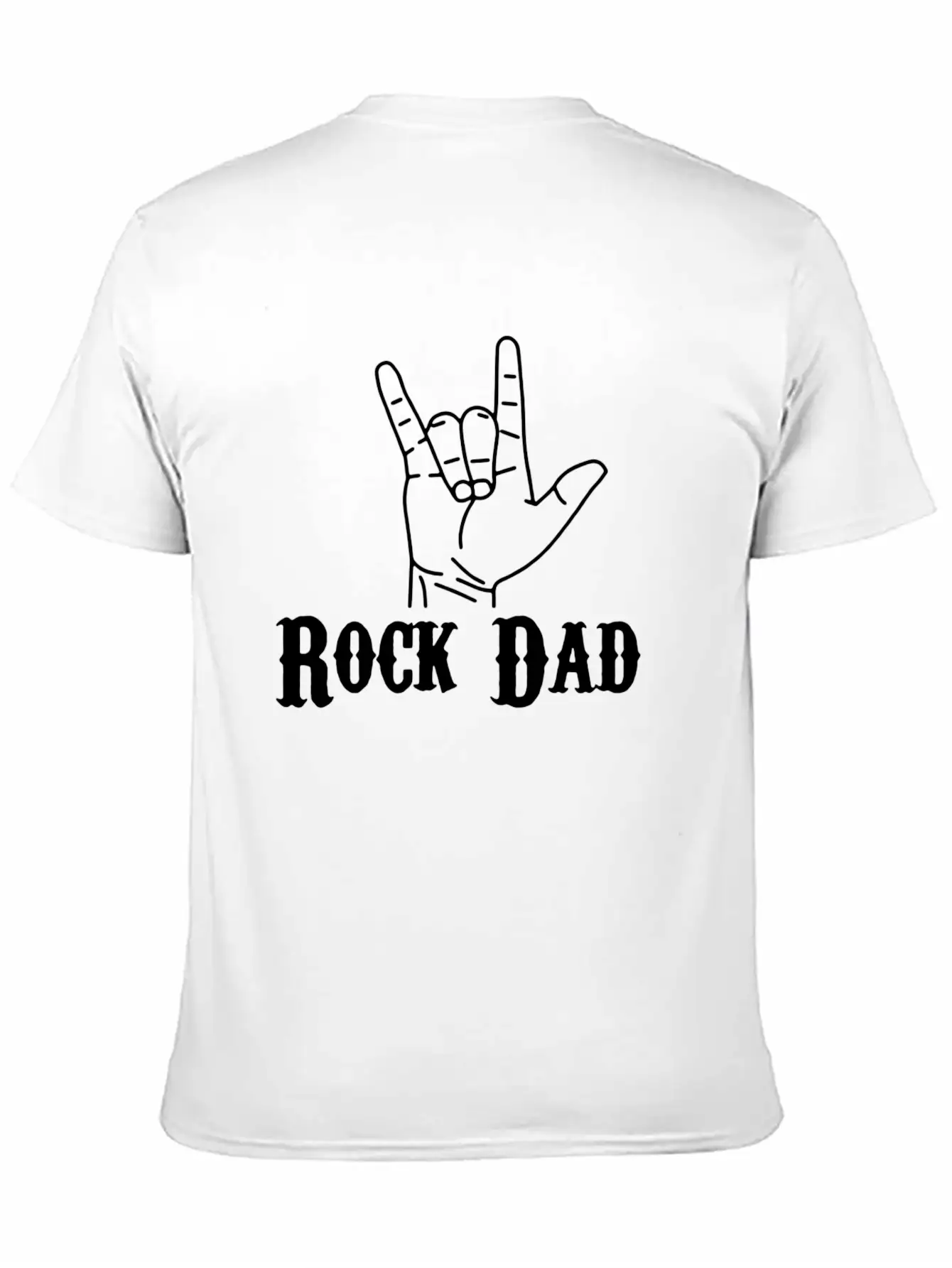 Rock Dad Essential Cotton Tee For Daily Outfits – Unisex Style
