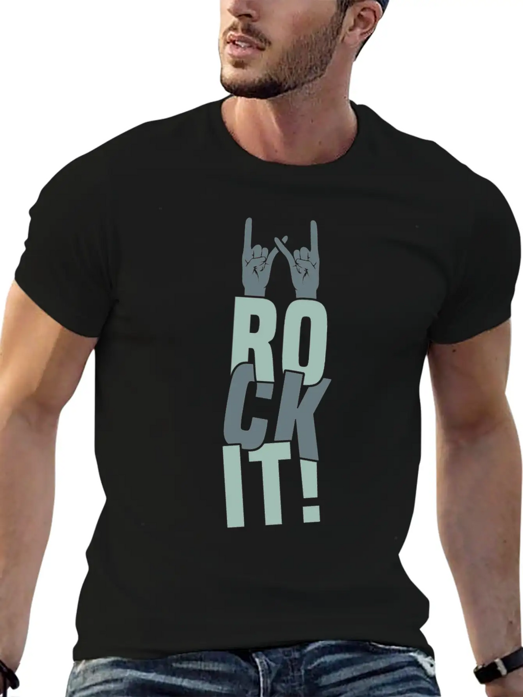 Rock It Gift Christmas Kids Present Unisex Casual T-Shirt – Clean Design For Daily Comfort