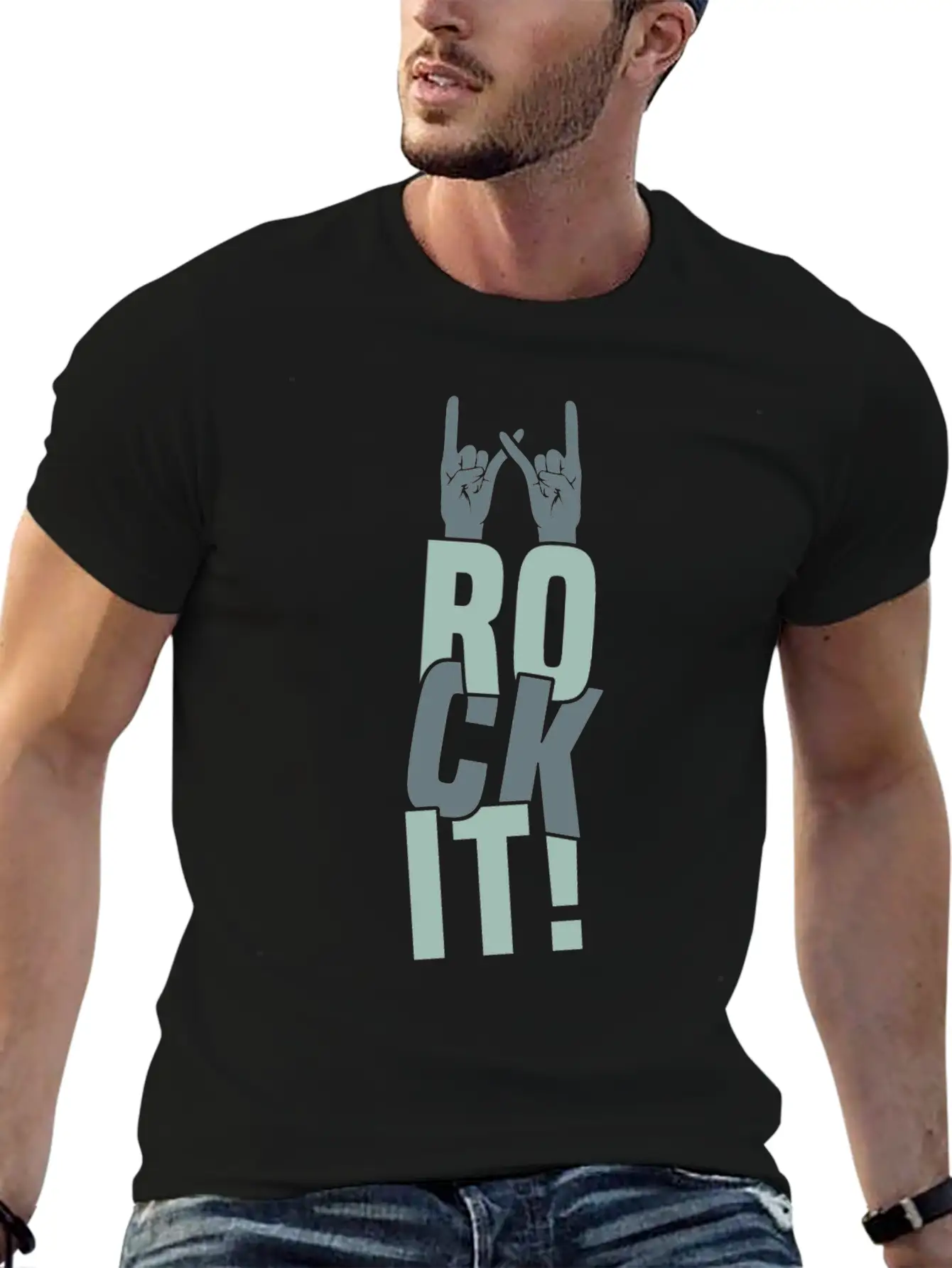 Rock It Gift Christmas Kids Present Unisex Casual T-Shirt – Clean Design For Daily Comfort