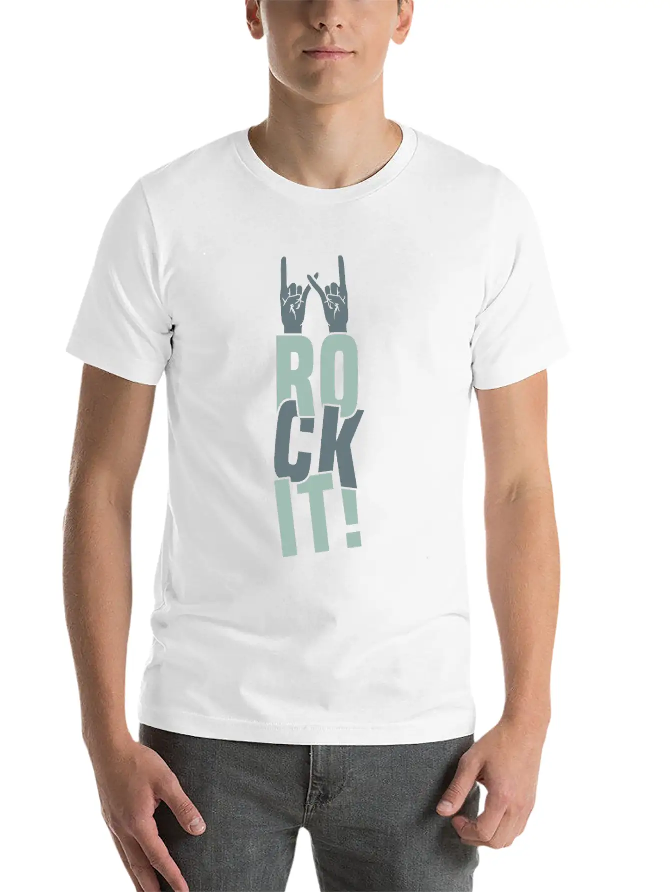 Rock It Gift Christmas Kids Present Unisex Casual T-Shirt – Clean Design For Daily Comfort