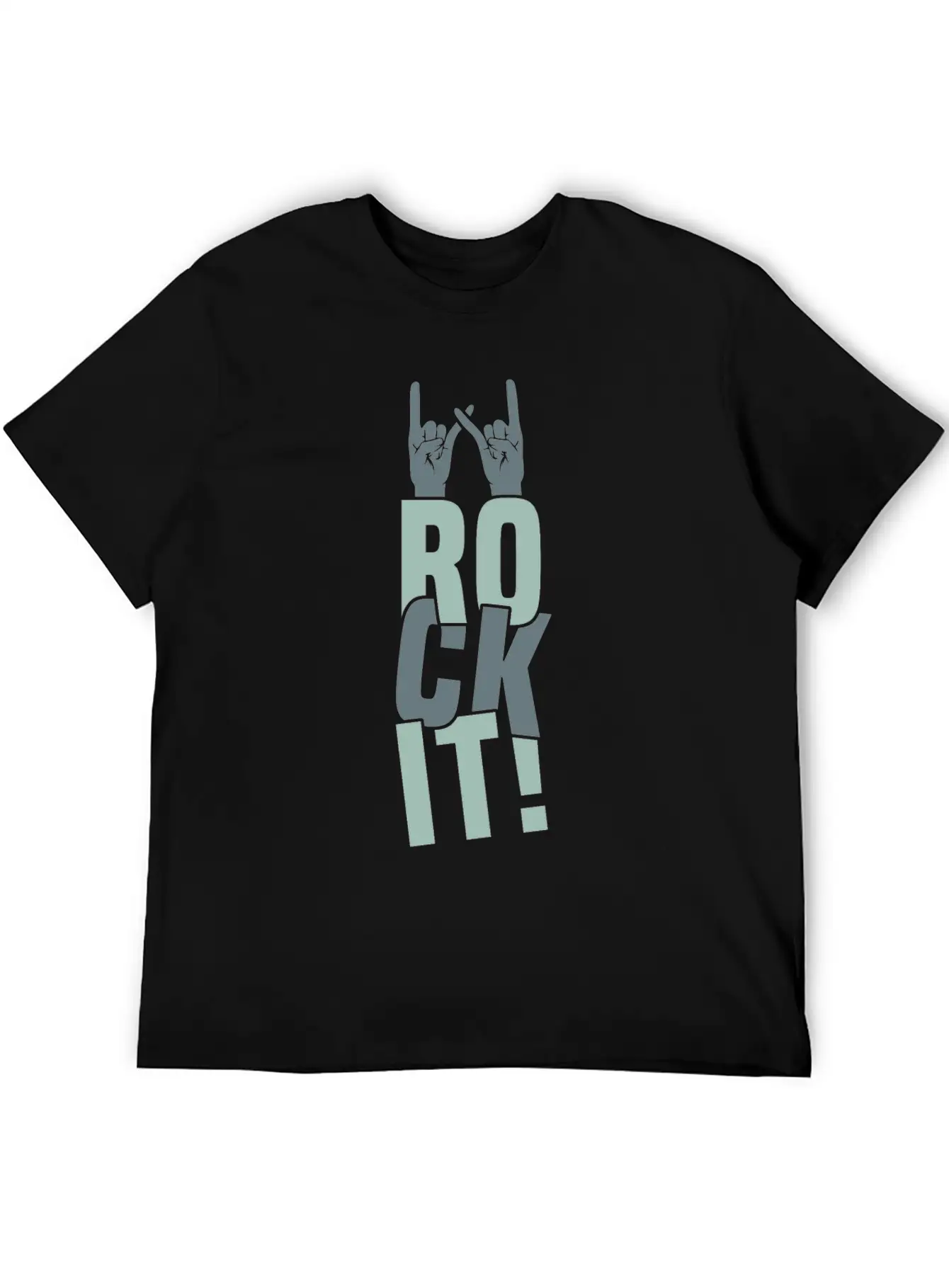 Rock It Gift Christmas Kids Present Unisex Casual T-Shirt – Clean Design For Daily Comfort