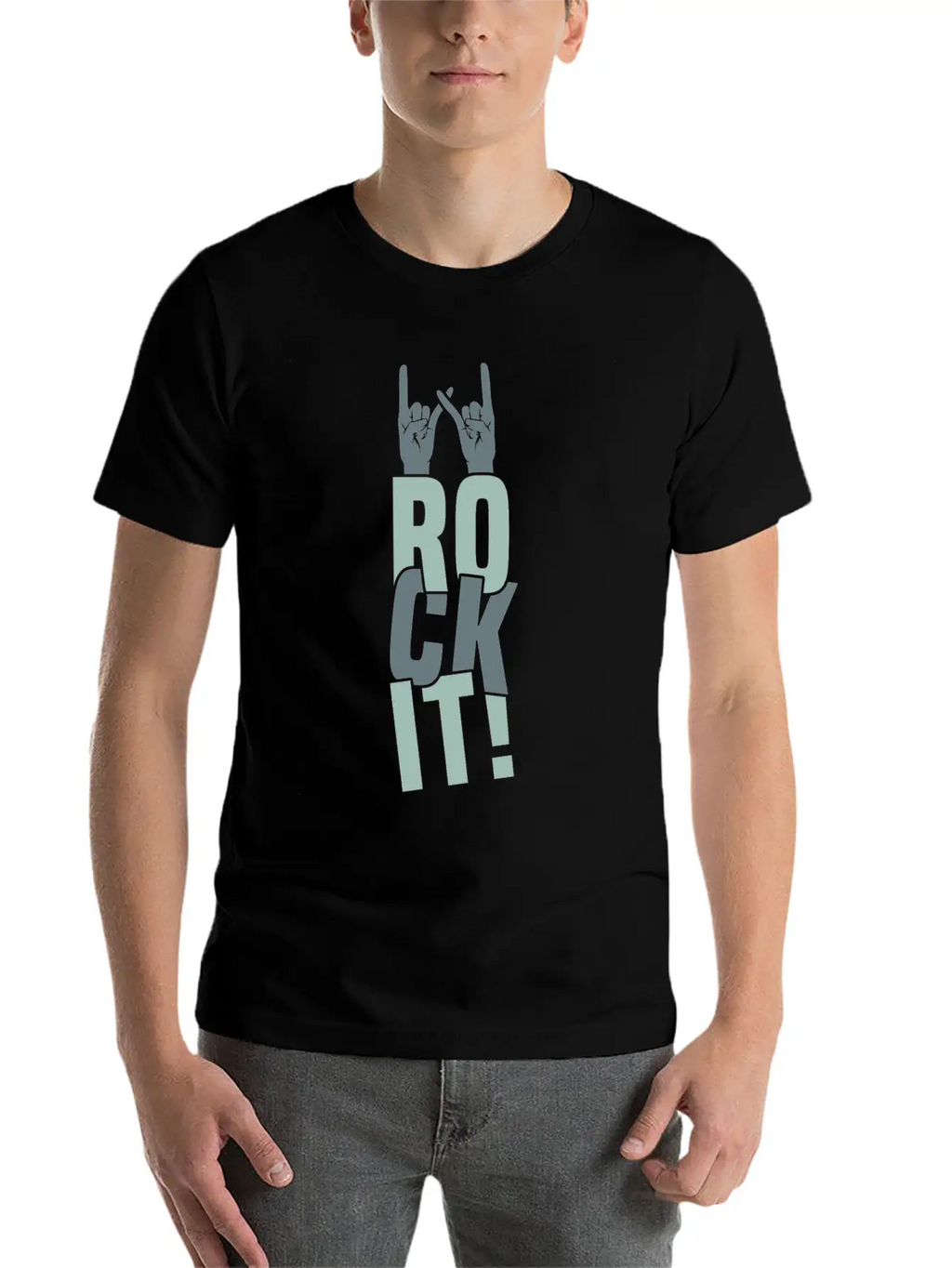 Rock It Gift Christmas Kids Present Unisex Casual T-Shirt – Clean Design For Daily Comfort