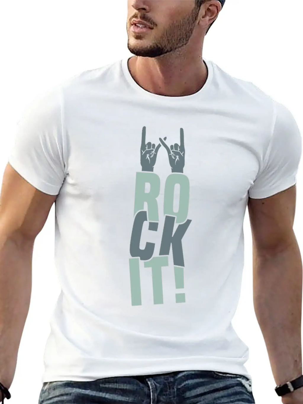 Rock It Gift Christmas Kids Present Unisex Casual T-Shirt – Clean Design For Daily Comfort