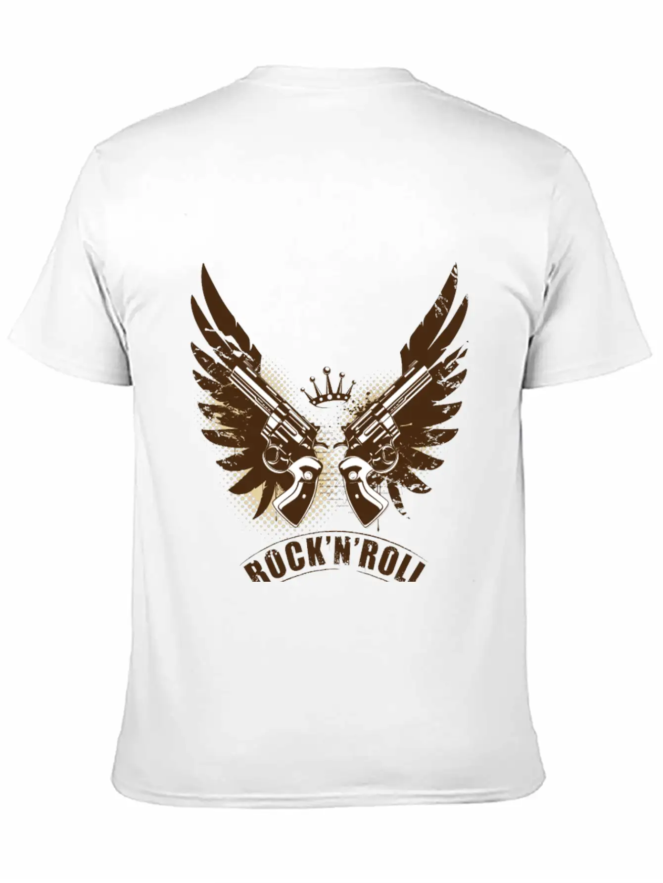Rock N Roll Unisex Casual T-Shirt – Clean Design For Daily Comfort