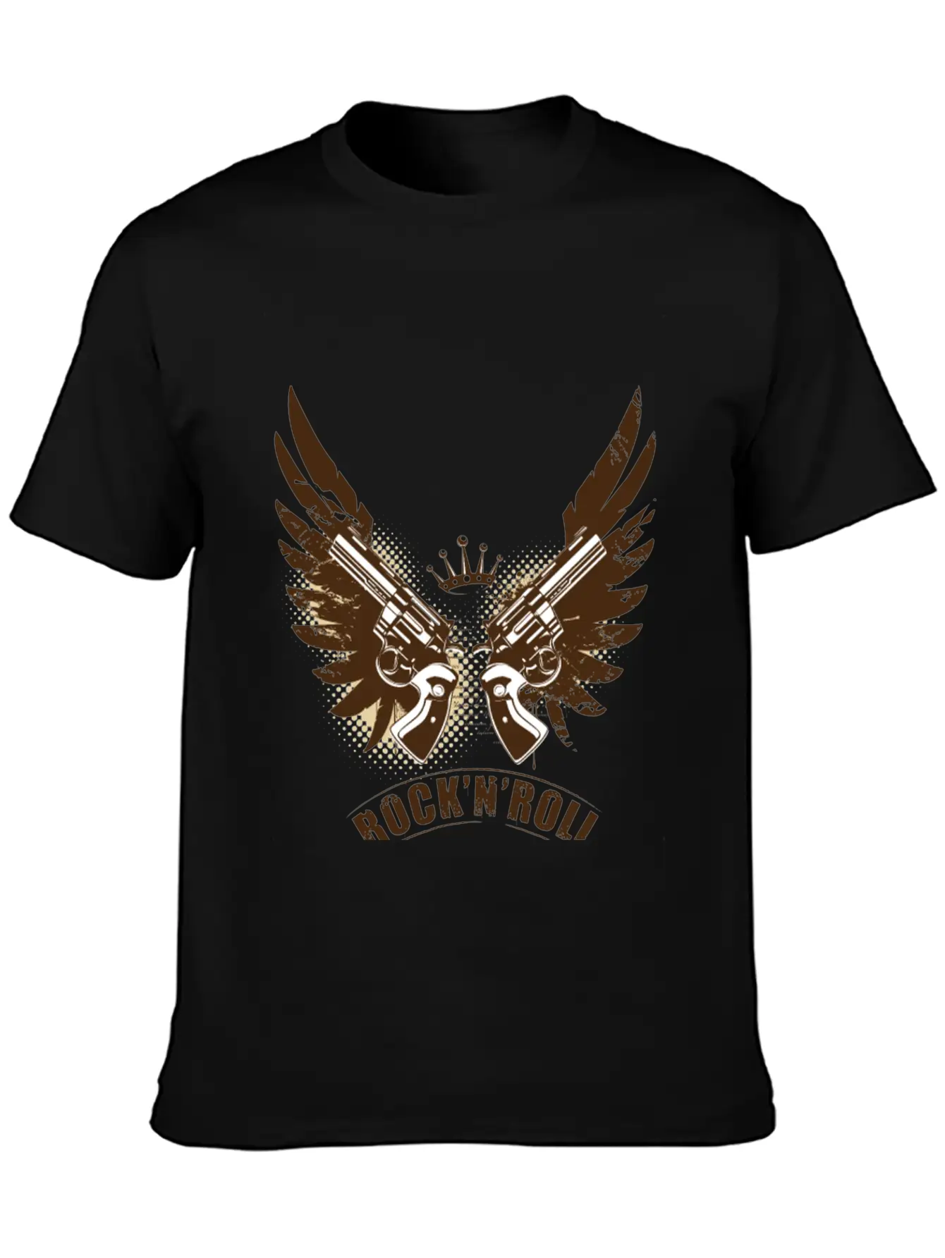 Rock N Roll Unisex Casual T-Shirt – Clean Design For Daily Comfort