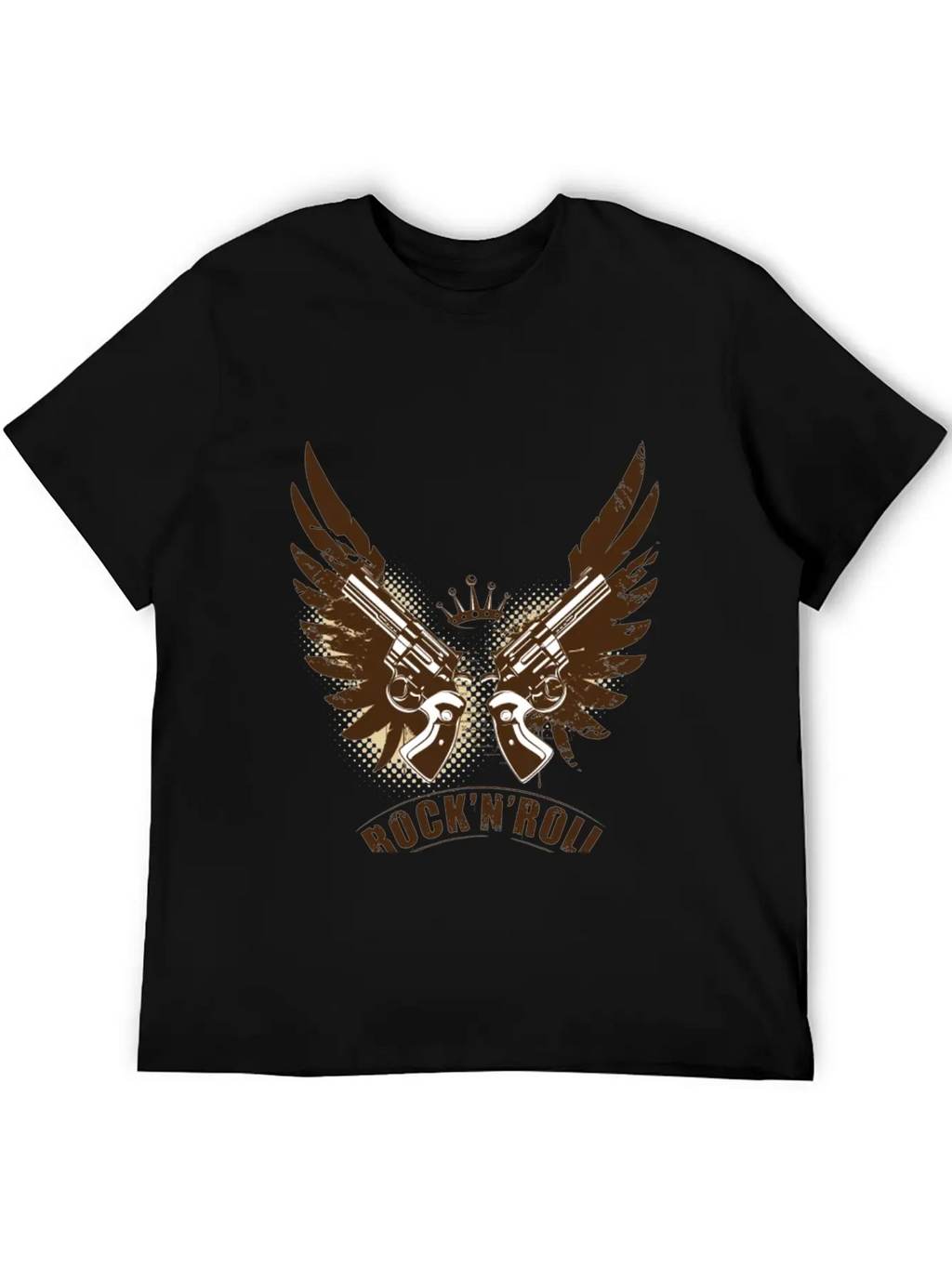 Rock N Roll Unisex Casual T-Shirt – Clean Design For Daily Comfort