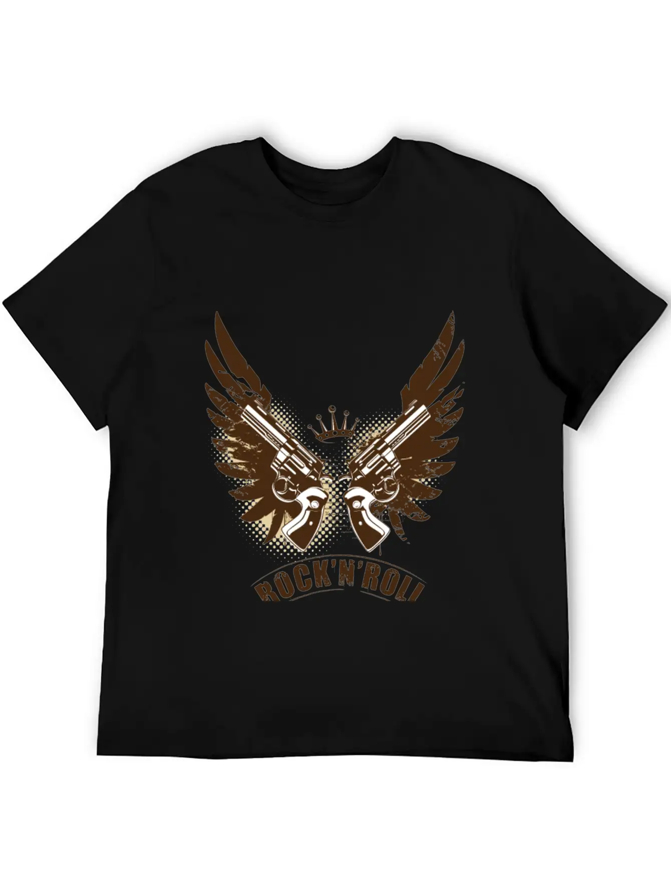Rock N Roll Unisex Casual T-Shirt – Clean Design For Daily Comfort