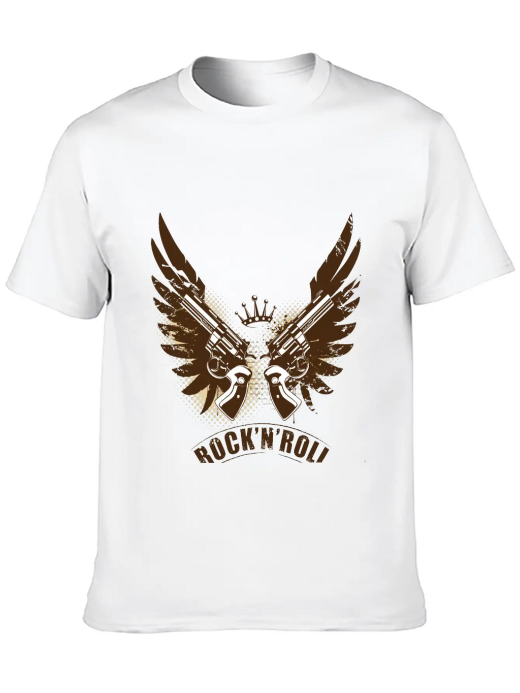 Rock N Roll Unisex Casual T-Shirt – Clean Design For Daily Comfort