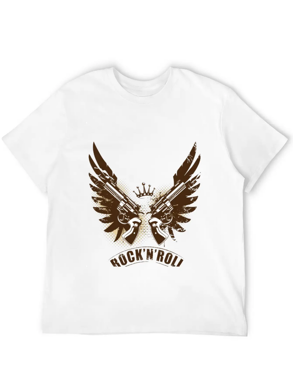 Rock N Roll Unisex Casual T-Shirt – Clean Design For Daily Comfort
