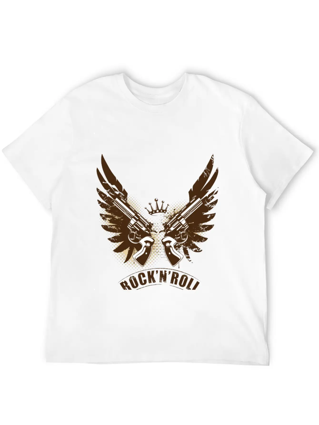 Rock N Roll Unisex Casual T-Shirt – Clean Design For Daily Comfort