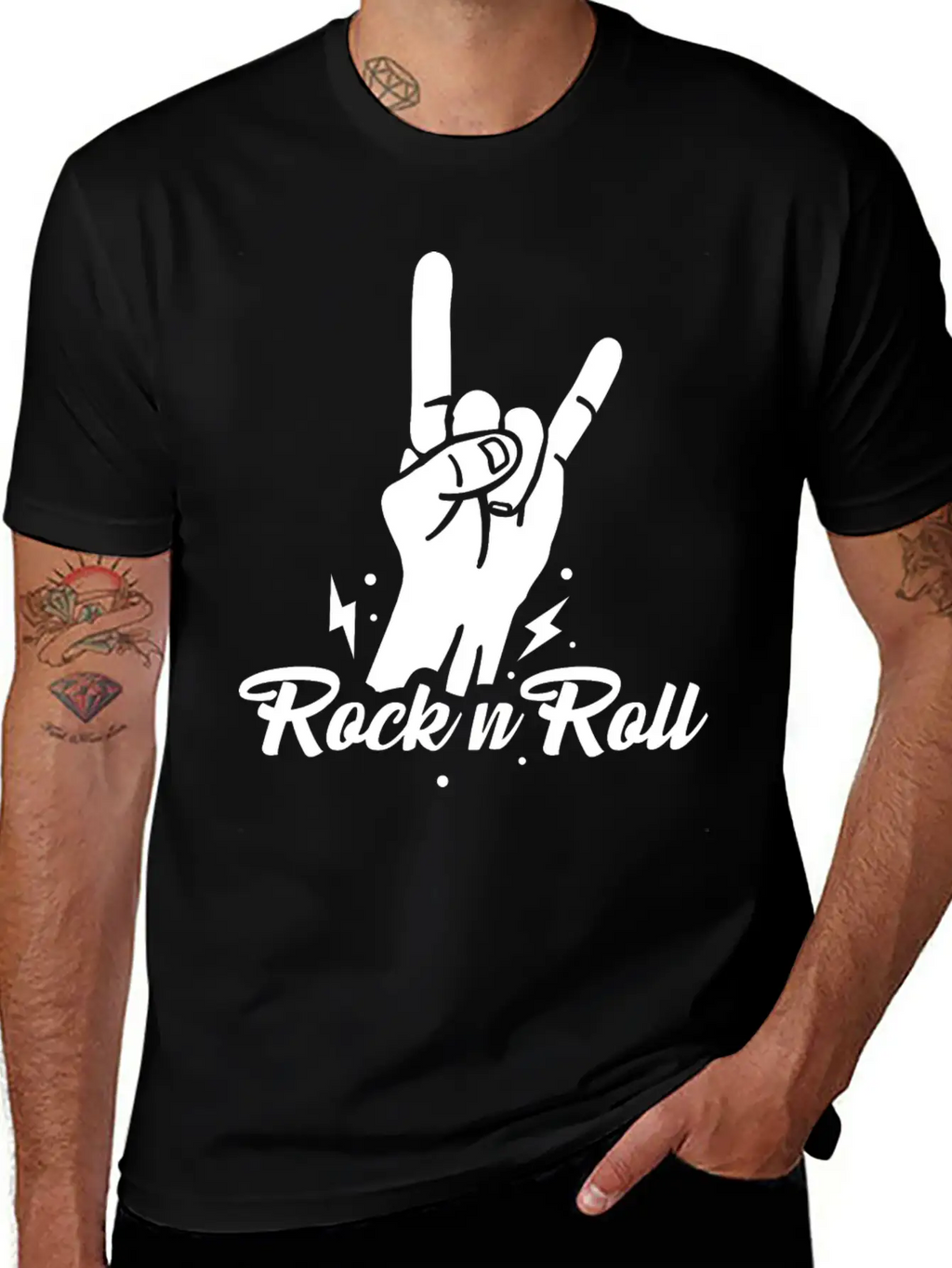 Rock & Roll 9 Unisex Short Sleeve Soft Cotton T-Shirt – Casual Everyday Wear