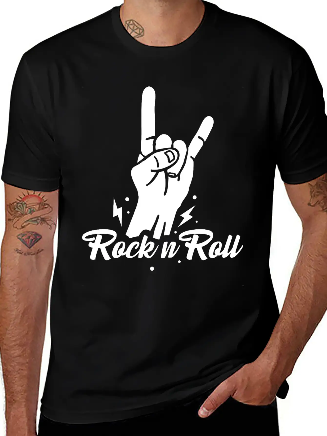 Rock & Roll 9 Unisex Short Sleeve Soft Cotton T-Shirt – Casual Everyday Wear