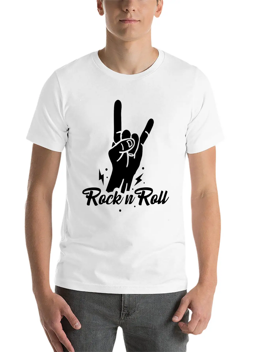 Rock & Roll 9 Unisex Short Sleeve Soft Cotton T-Shirt – Casual Everyday Wear