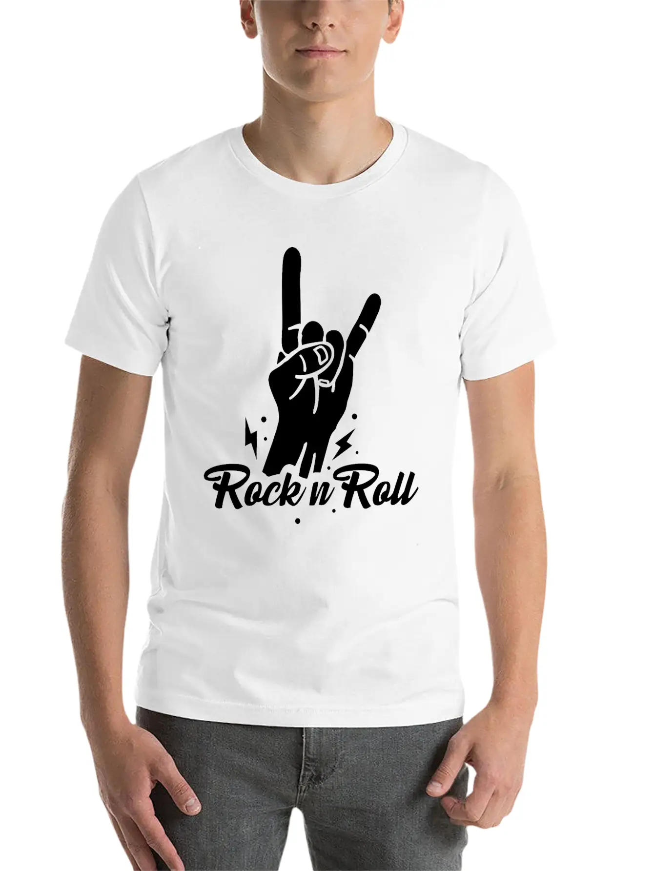 Rock & Roll 9 Unisex Short Sleeve Soft Cotton T-Shirt – Casual Everyday Wear