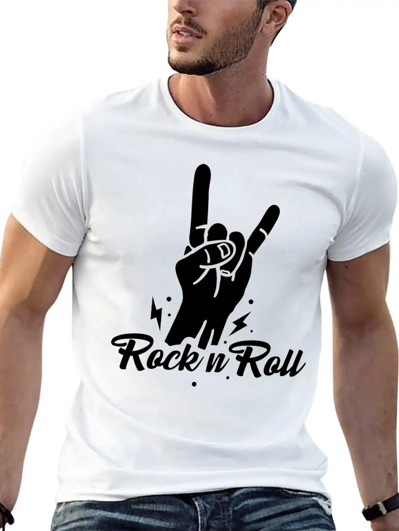 Rock & Roll 9 Unisex Short Sleeve Soft Cotton T-Shirt – Casual Everyday Wear