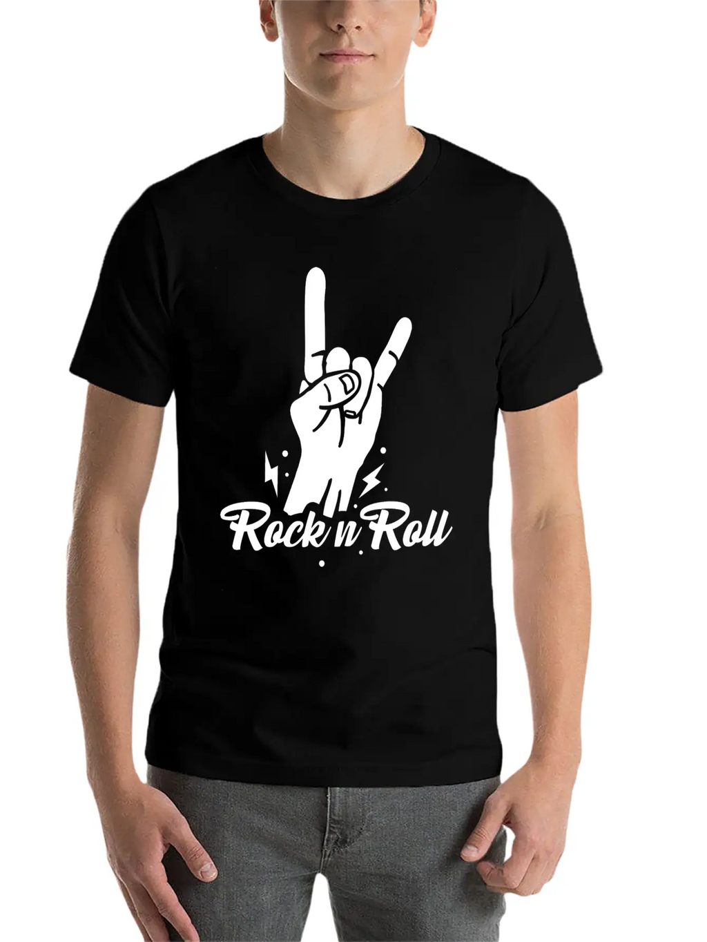 Rock & Roll 9 Unisex Short Sleeve Soft Cotton T-Shirt – Casual Everyday Wear