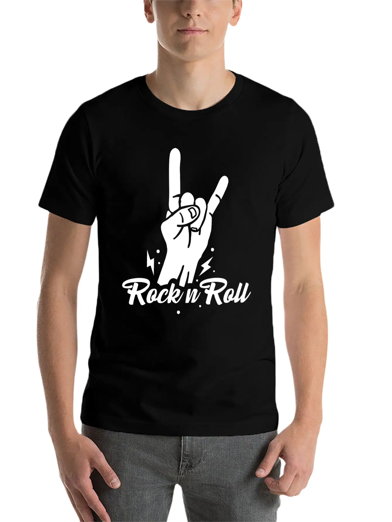 Rock & Roll 9 Unisex Short Sleeve Soft Cotton T-Shirt – Casual Everyday Wear