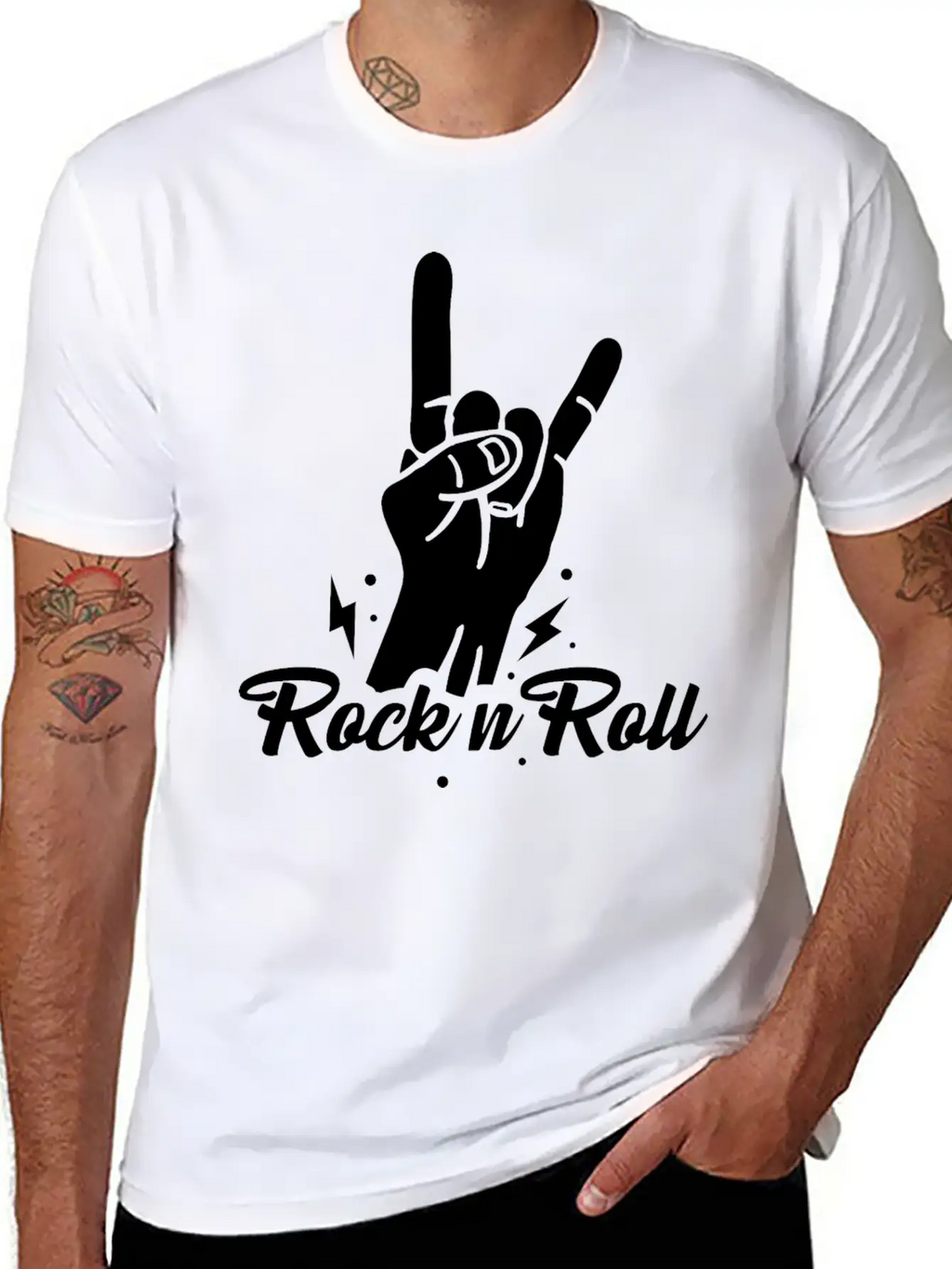 Rock & Roll 9 Unisex Short Sleeve Soft Cotton T-Shirt – Casual Everyday Wear