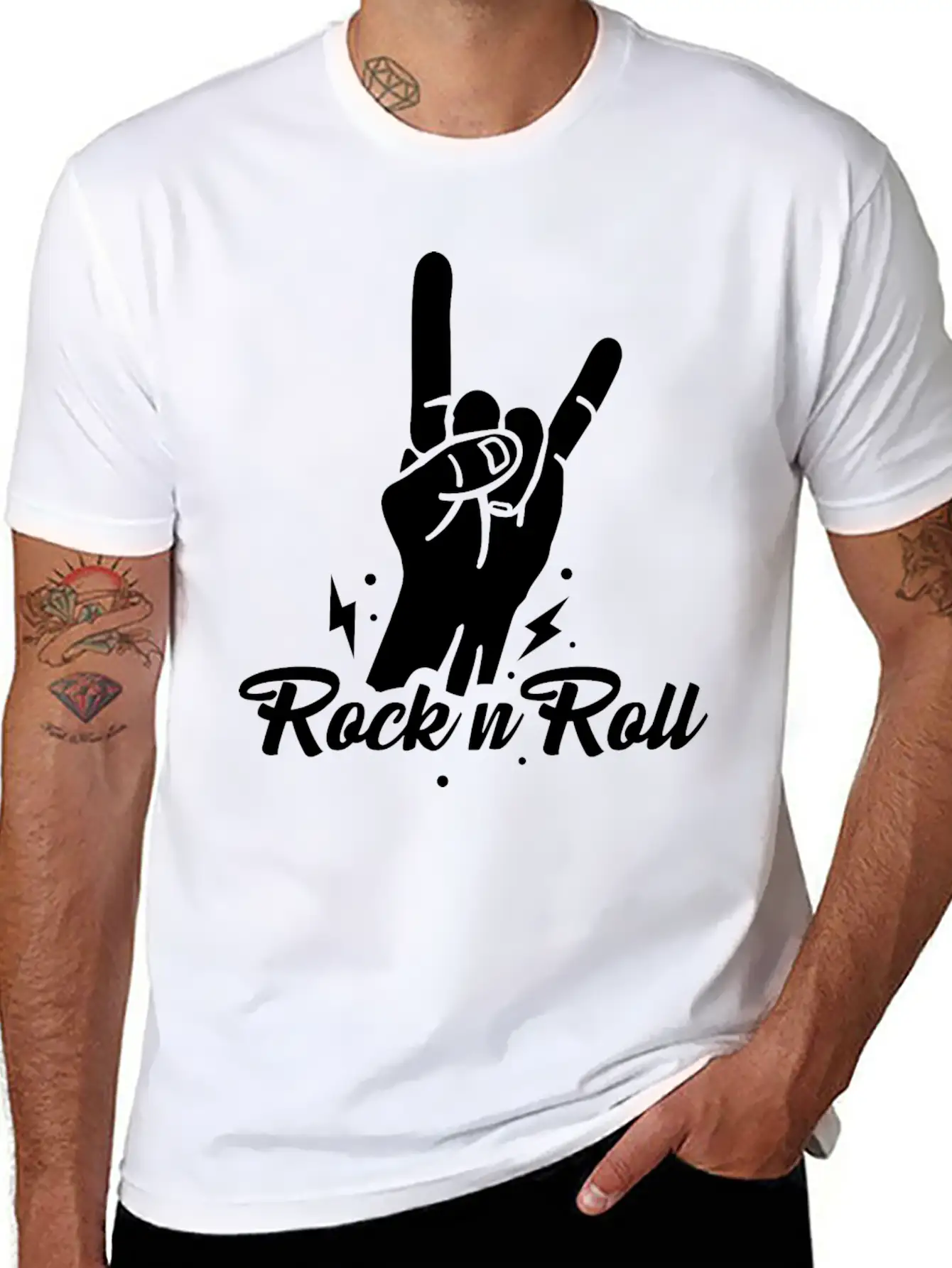 Rock & Roll 9 Unisex Short Sleeve Soft Cotton T-Shirt – Casual Everyday Wear