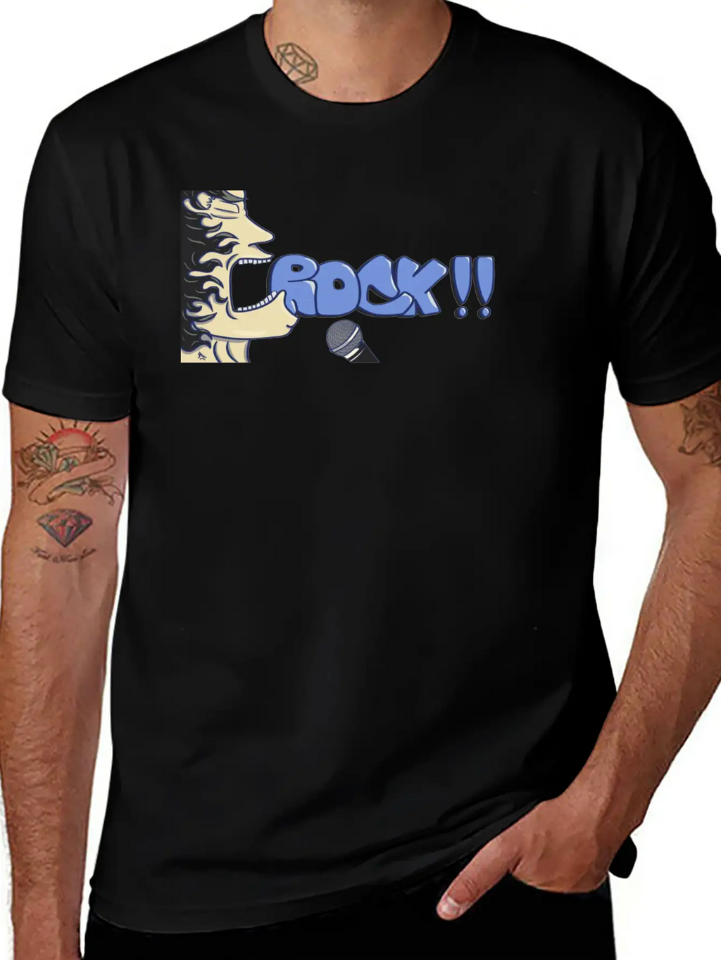 Rock Unisex Short Sleeve Soft Cotton T-Shirt – Casual Everyday Wear