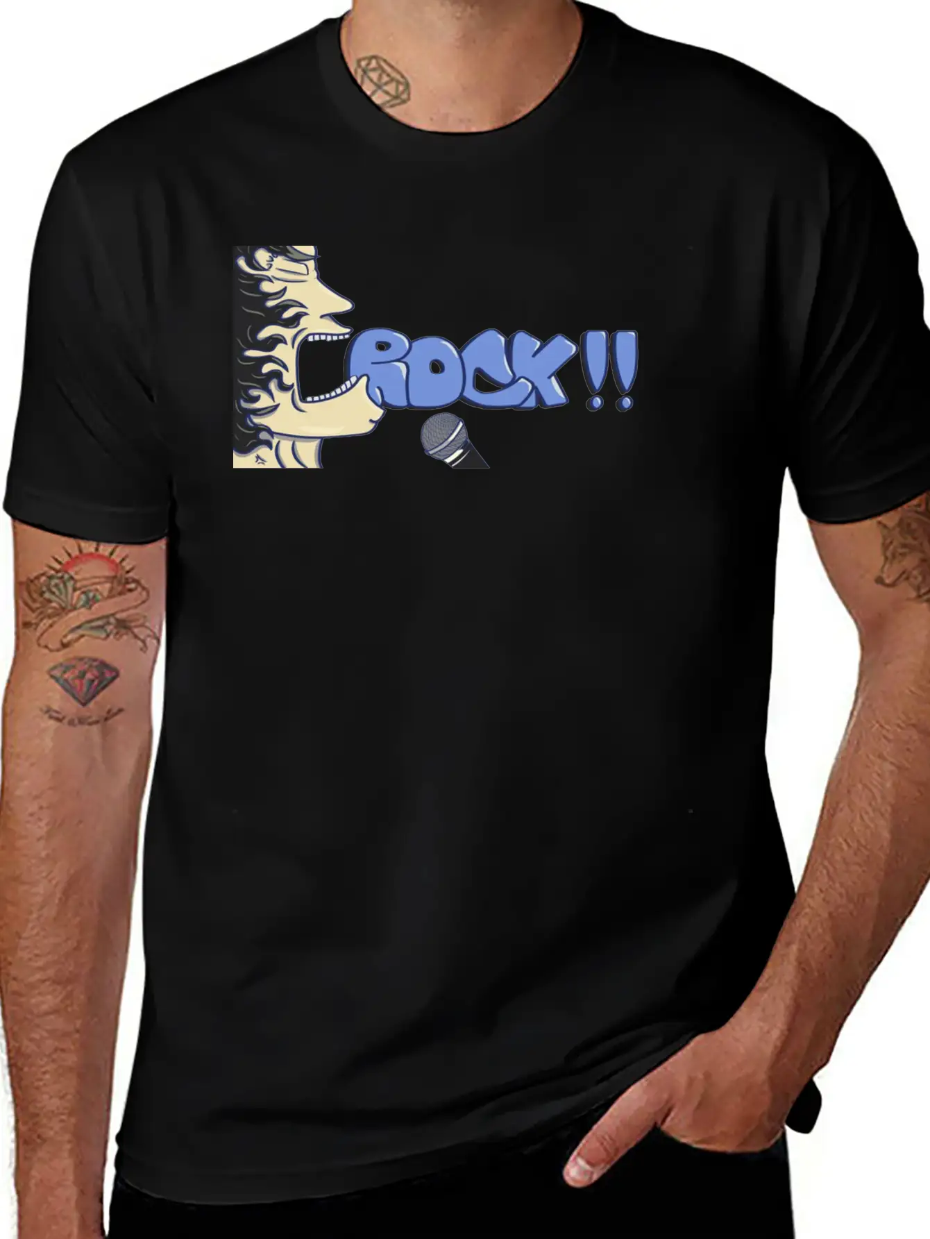 Rock Unisex Short Sleeve Soft Cotton T-Shirt – Casual Everyday Wear