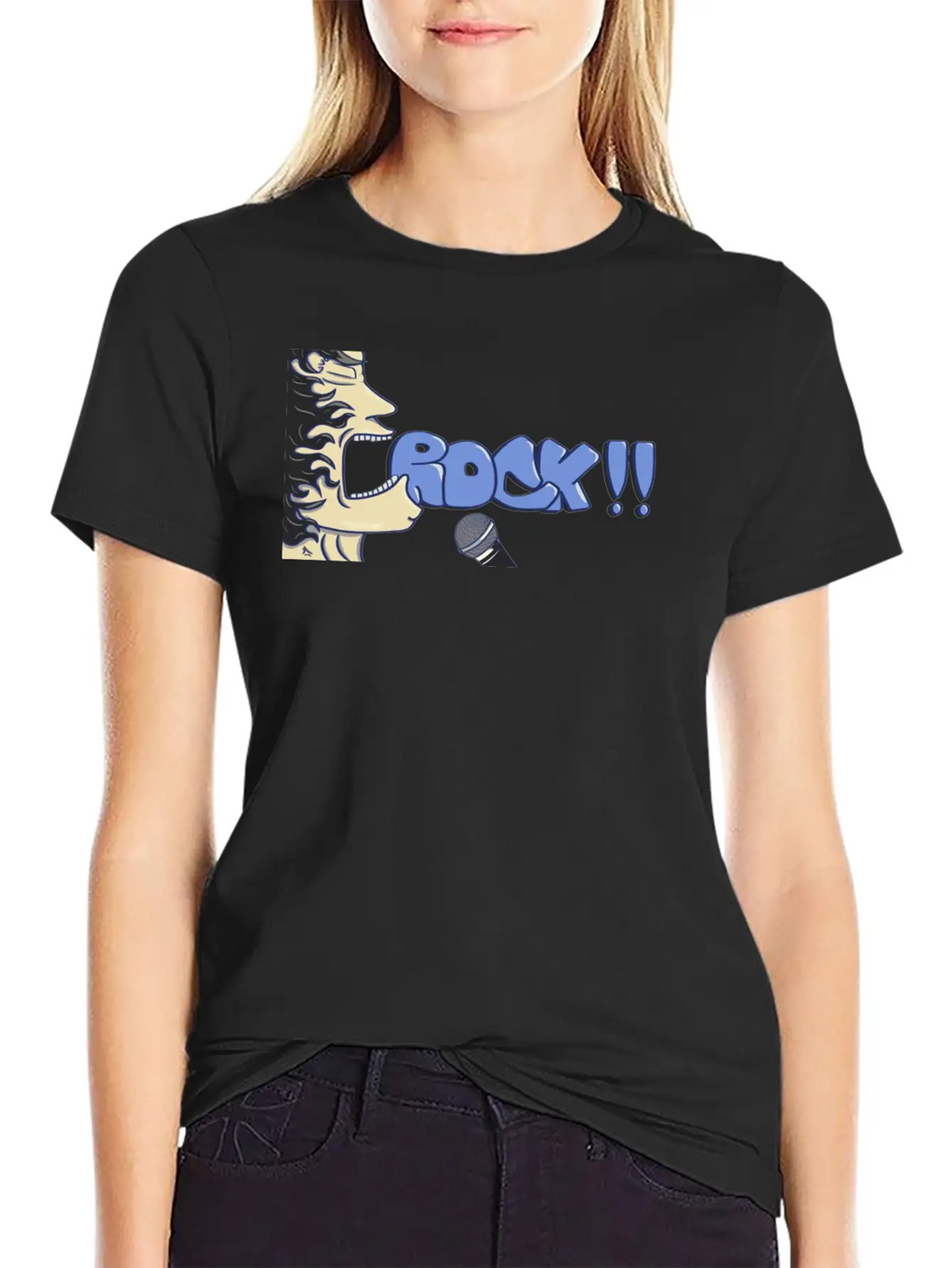 Rock Unisex Short Sleeve Soft Cotton T-Shirt – Casual Everyday Wear