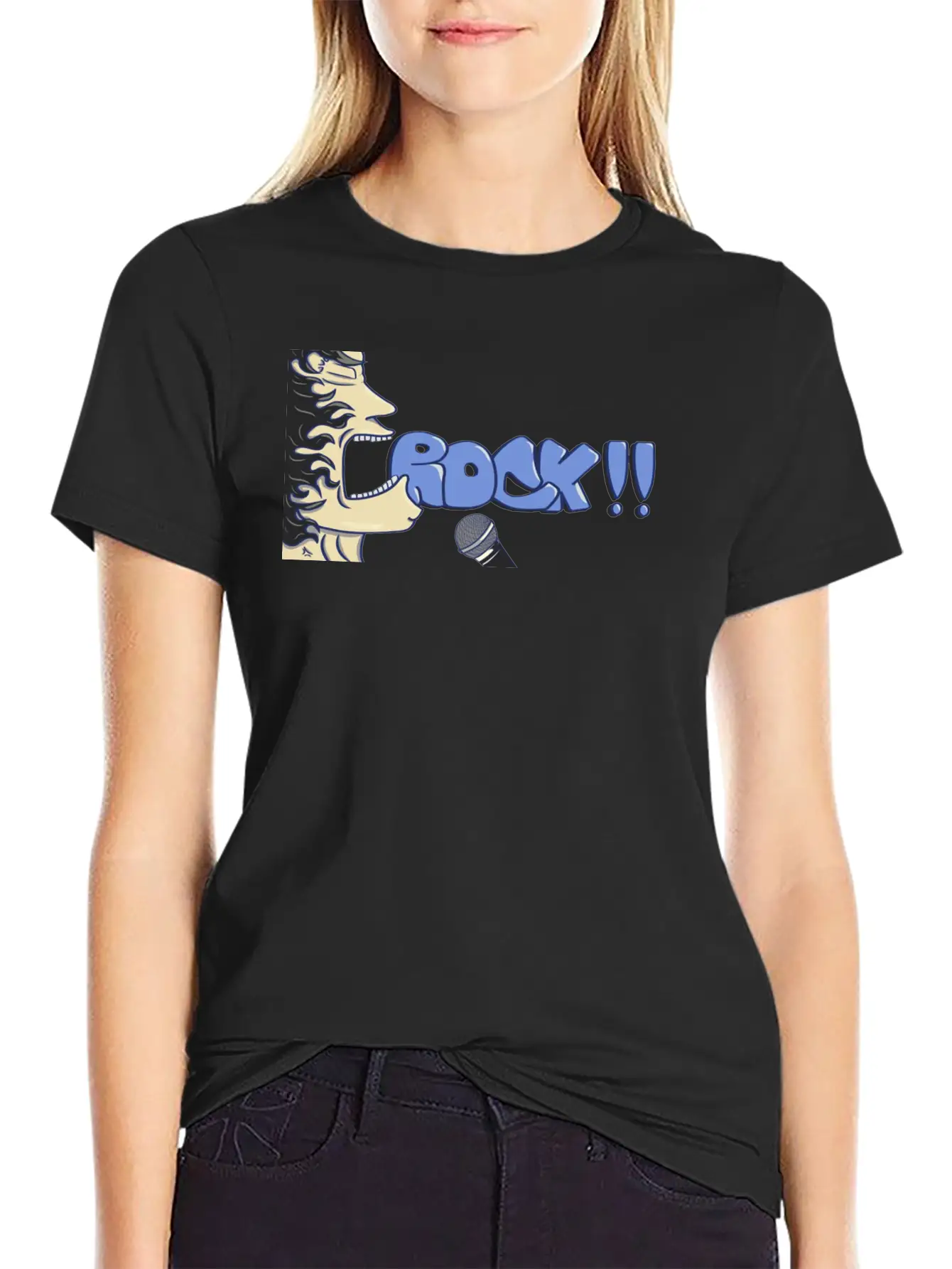 Rock Unisex Short Sleeve Soft Cotton T-Shirt – Casual Everyday Wear