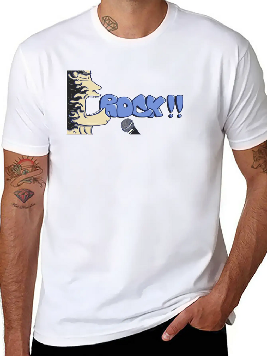 Rock Unisex Short Sleeve Soft Cotton T-Shirt – Casual Everyday Wear