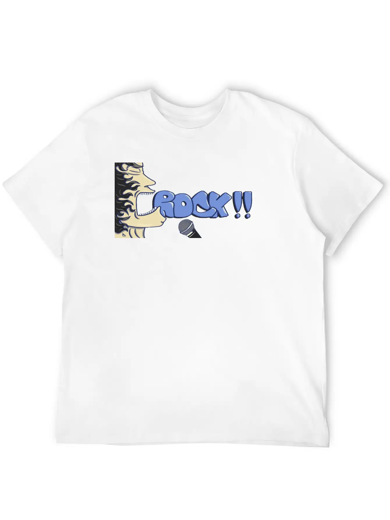 Rock Unisex Short Sleeve Soft Cotton T-Shirt – Casual Everyday Wear