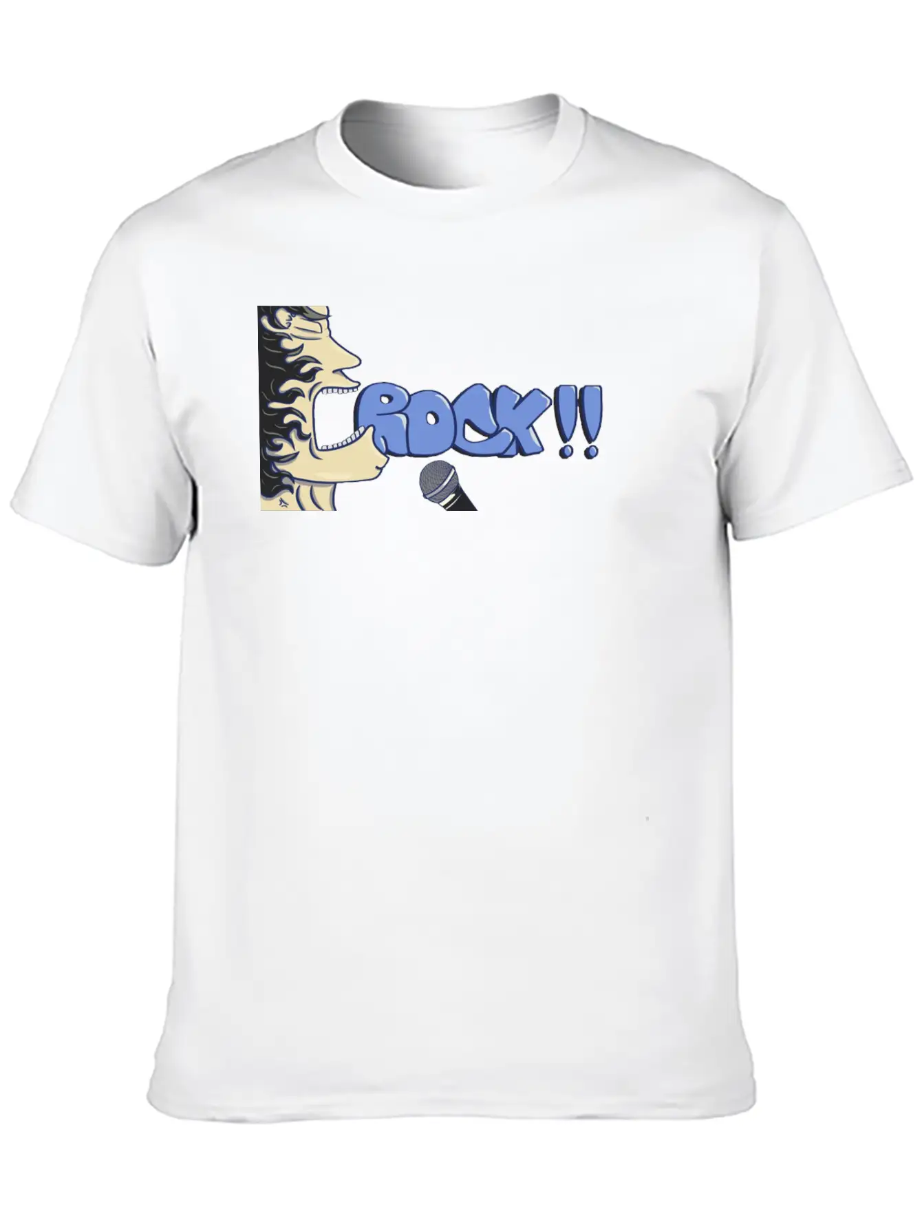 Rock Unisex Short Sleeve Soft Cotton T-Shirt – Casual Everyday Wear