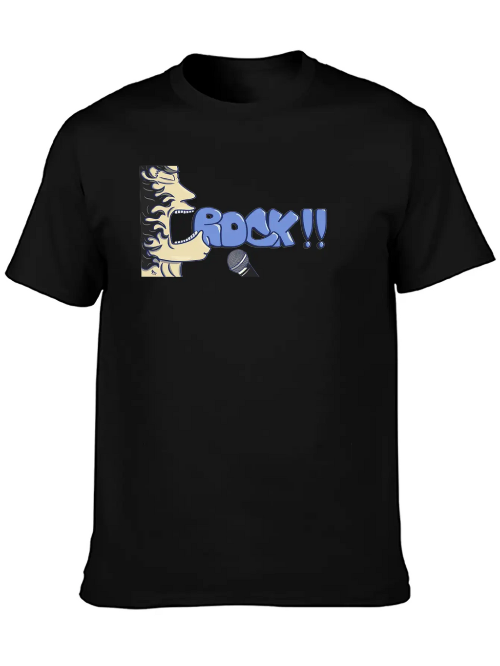 Rock Unisex Short Sleeve Soft Cotton T-Shirt – Casual Everyday Wear