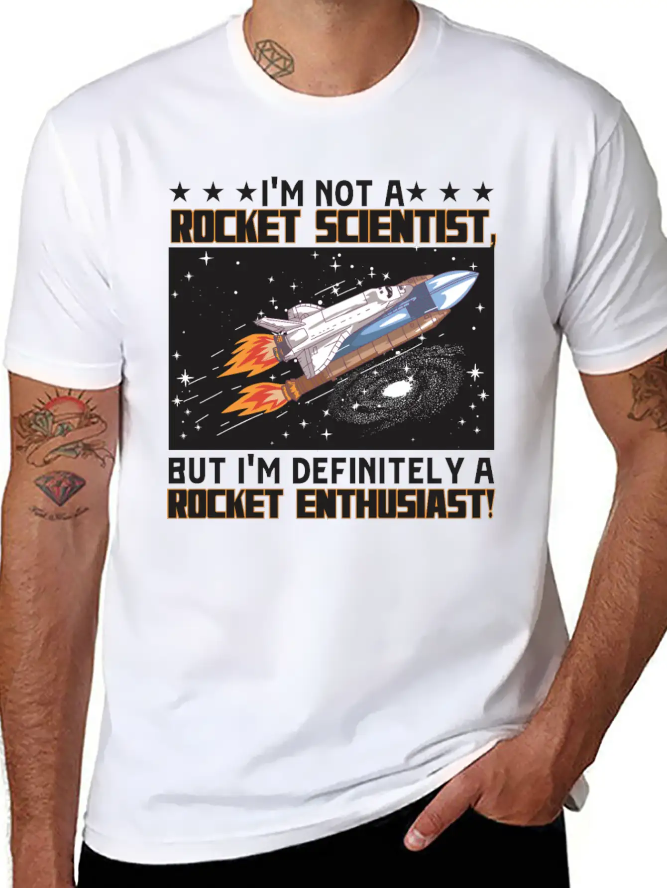 Rocket Scientist Stylish Everyday T-Shirt – Unisex Basic Cotton Tee