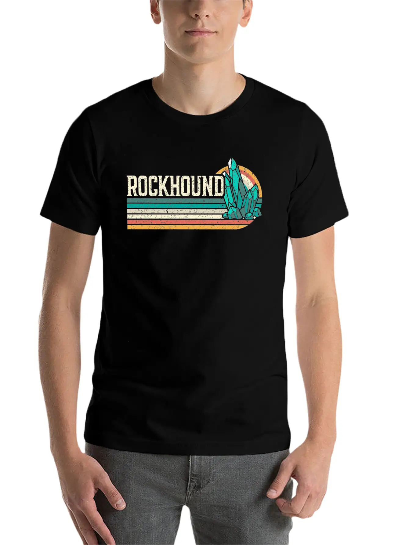 Rockhound Geology Rockhounding Stone Rock Hunting Breathable Soft Cotton T-Shirt – Timeless Casual Look