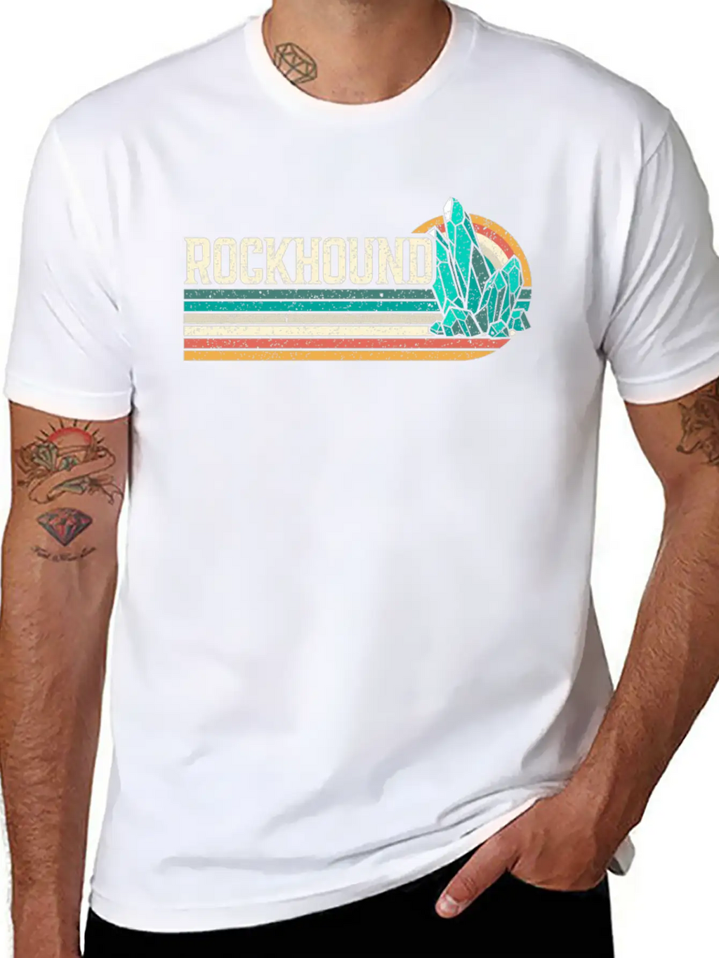 Rockhound Geology Rockhounding Stone Rock Hunting Breathable Soft Cotton T-Shirt – Timeless Casual Look
