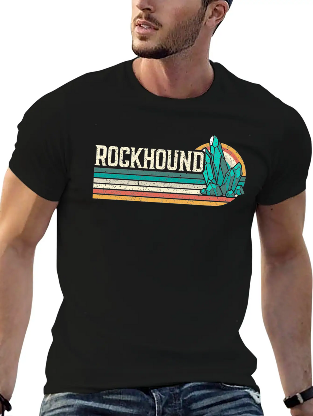 Rockhound Geology Rockhounding Stone Rock Hunting Breathable Soft Cotton T-Shirt – Timeless Casual Look
