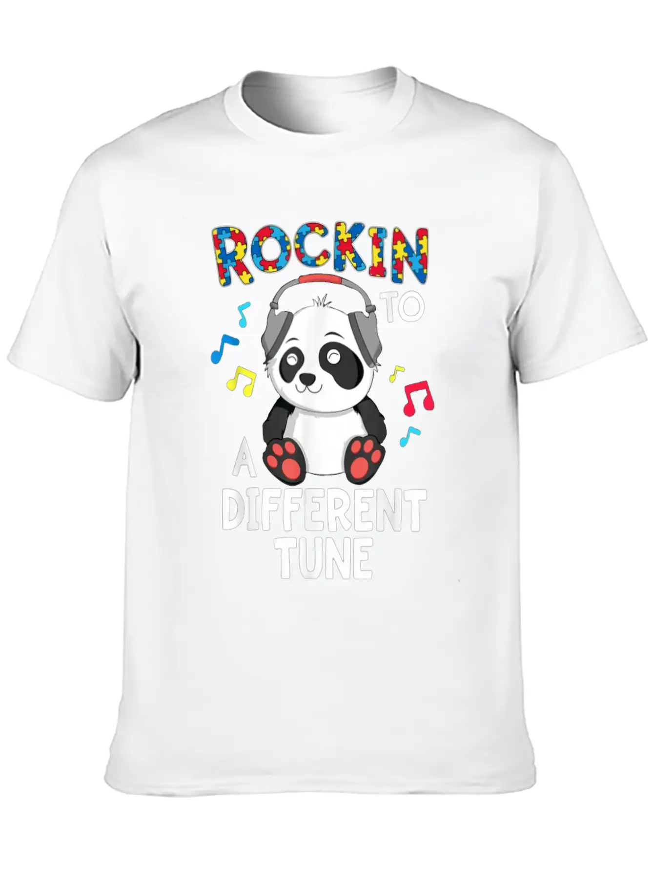 Rockin To A Different Tune Unisex Casual T-Shirt – Clean Design For Daily Comfort