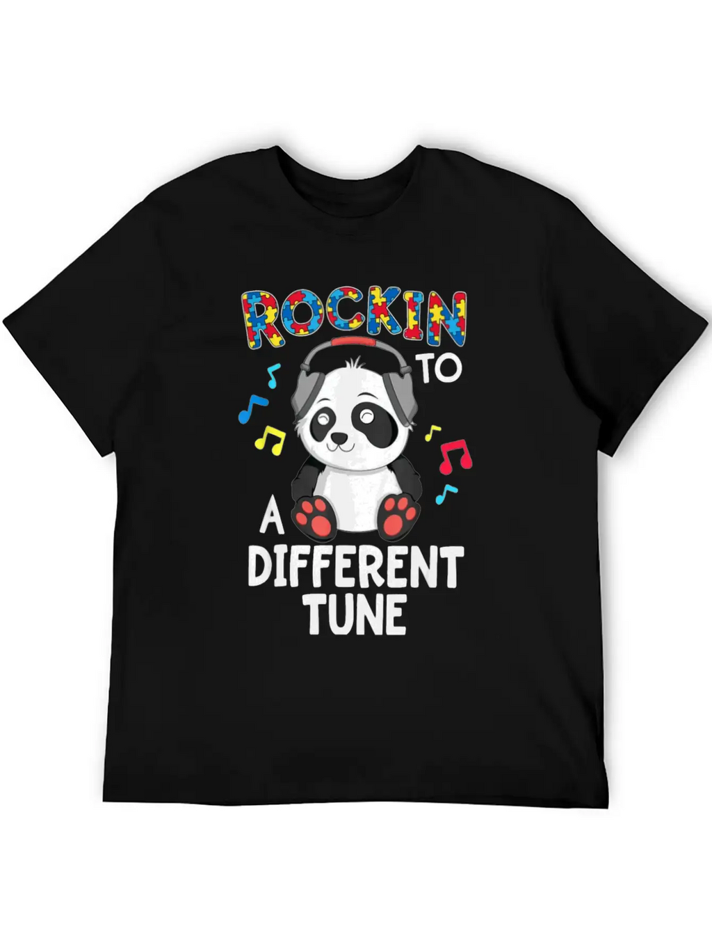 Rockin To A Different Tune Unisex Casual T-Shirt – Clean Design For Daily Comfort