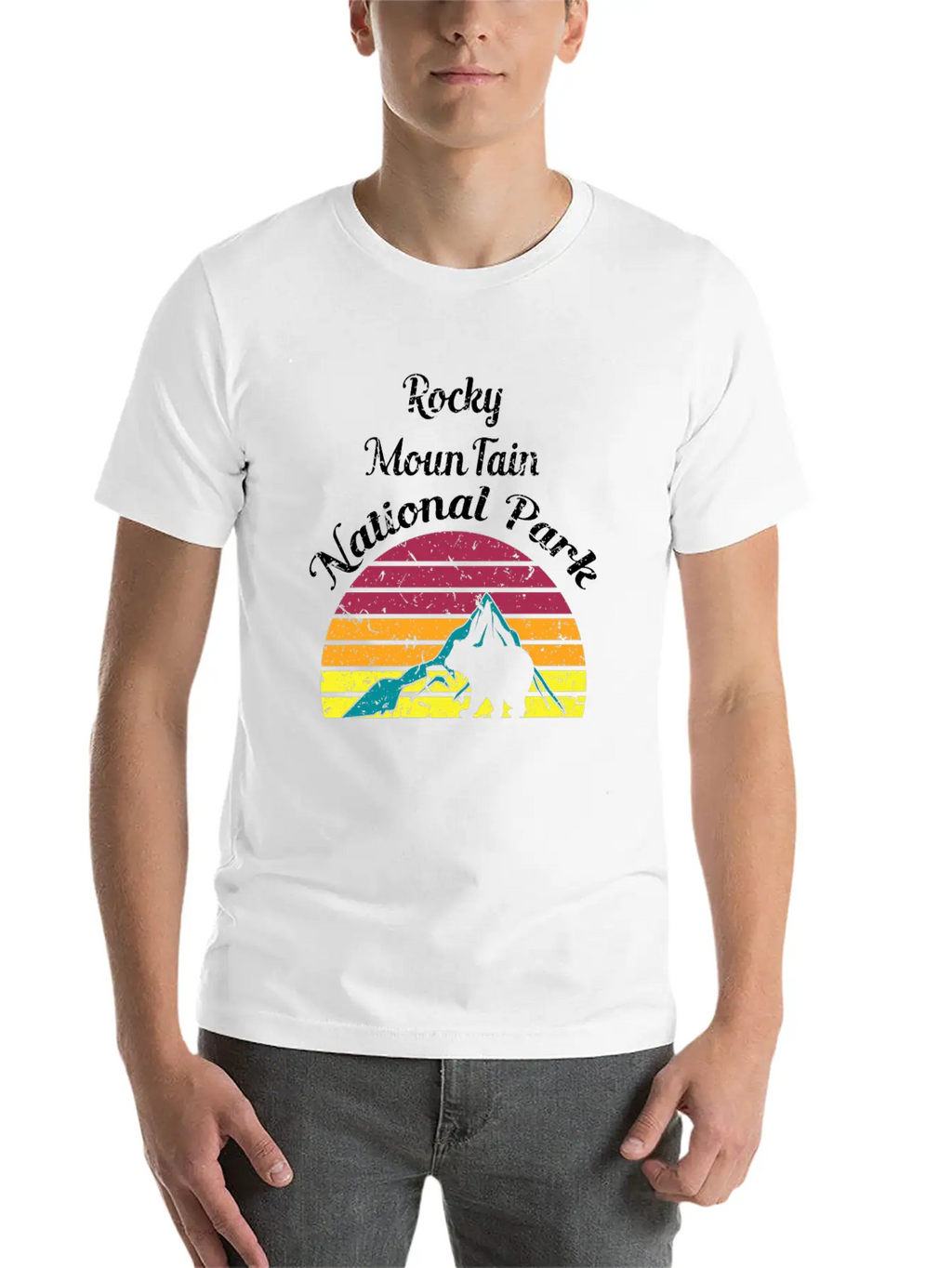 Rocky Mountain National Park Breathable Soft Cotton T-Shirt – Timeless Casual Look