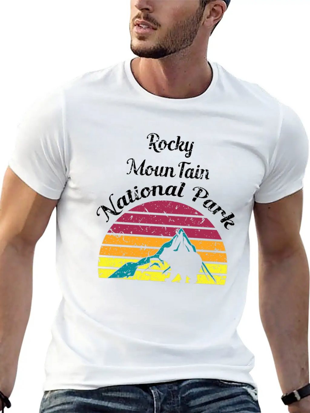 Rocky Mountain National Park Breathable Soft Cotton T-Shirt – Timeless Casual Look