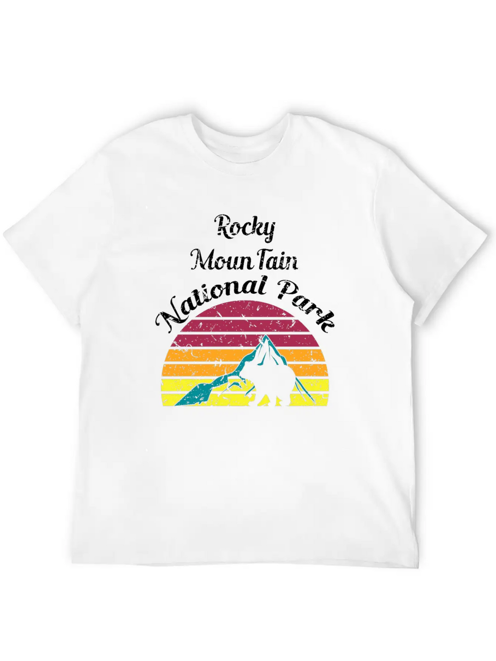Rocky Mountain National Park Breathable Soft Cotton T-Shirt – Timeless Casual Look
