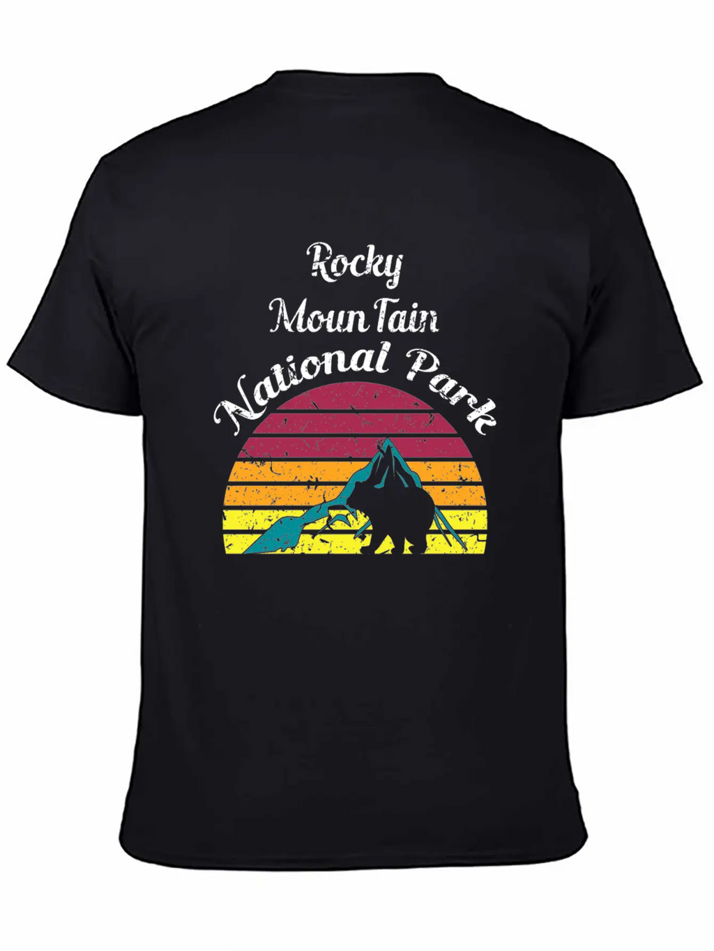 Rocky Mountain National Park Breathable Soft Cotton T-Shirt – Timeless Casual Look