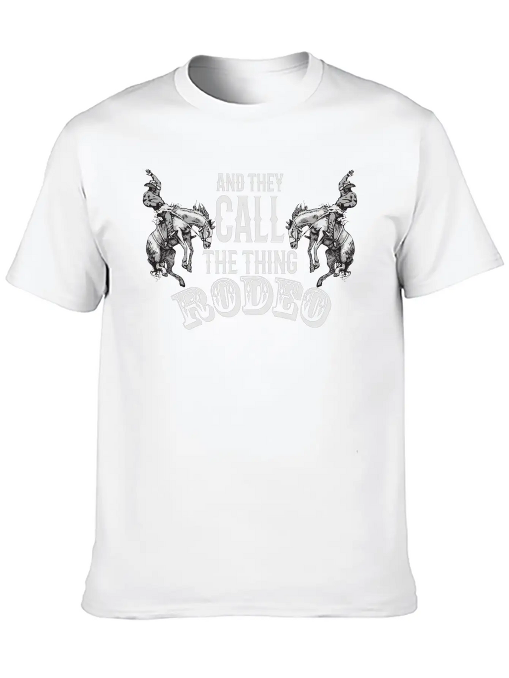 Rodeo, Embellishments, Country, Cowboys Unisex Short Sleeve Soft Cotton T-Shirt – Casual Everyday Wear