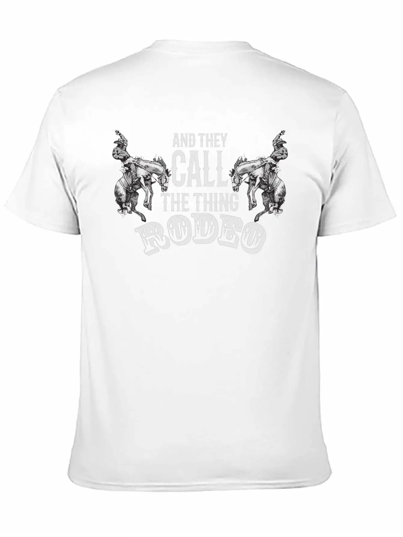 Rodeo, Embellishments, Country, Cowboys Unisex Short Sleeve Soft Cotton T-Shirt – Casual Everyday Wear