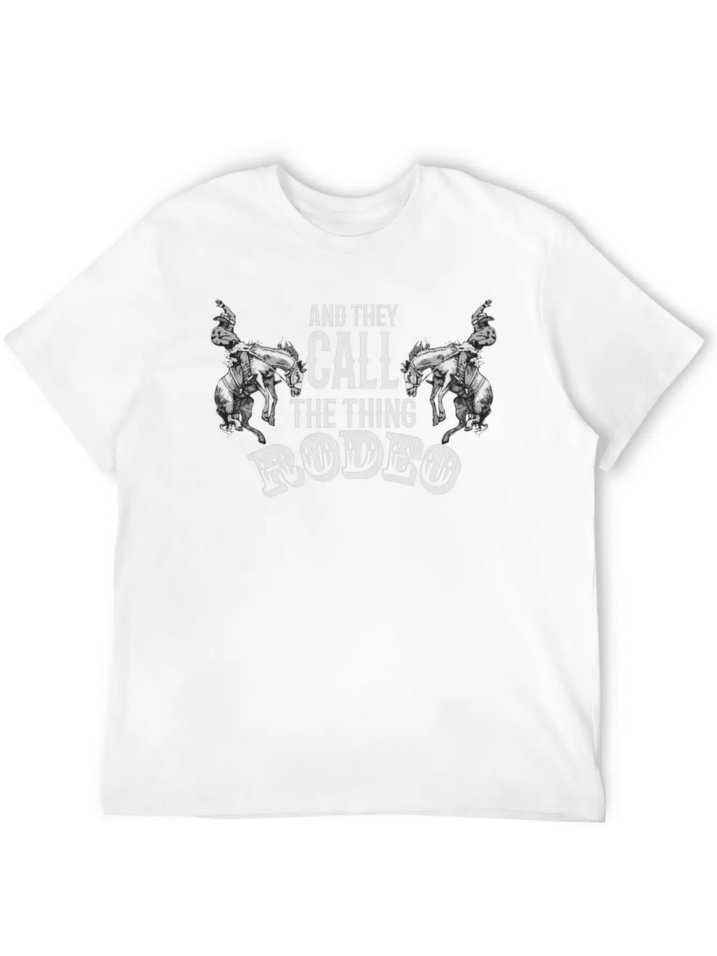 Rodeo, Embellishments, Country, Cowboys Unisex Short Sleeve Soft Cotton T-Shirt – Casual Everyday Wear