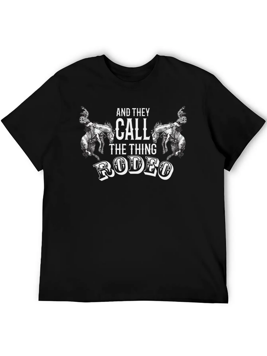 Rodeo, Embellishments, Country, Cowboys Unisex Short Sleeve Soft Cotton T-Shirt – Casual Everyday Wear