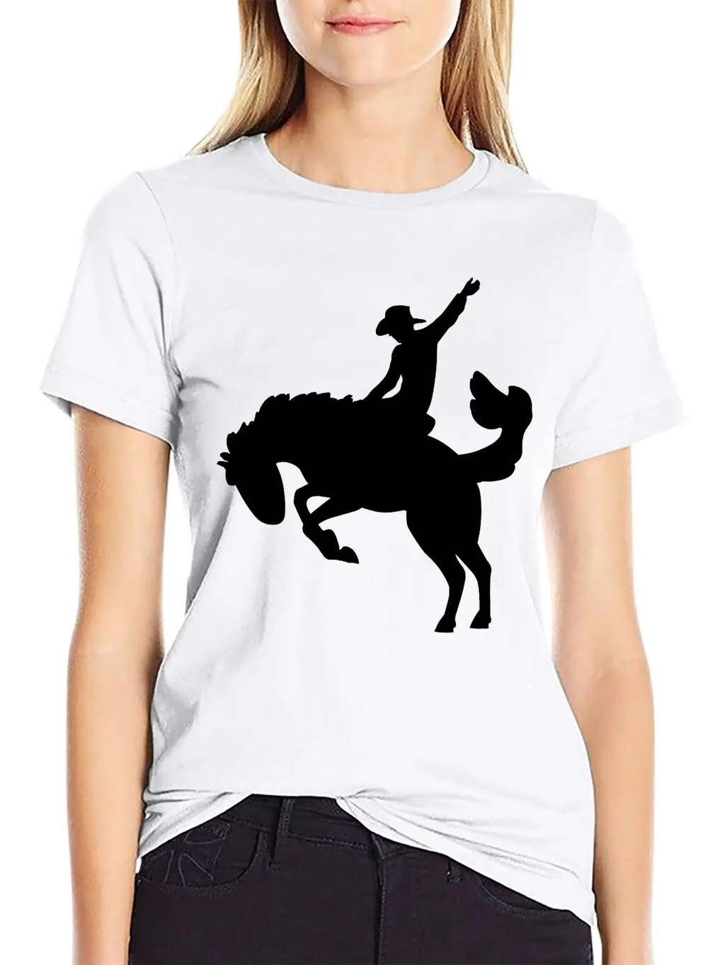 Rodeo Rider Unisex Short Sleeve Soft Cotton T-Shirt – Casual Everyday Wear