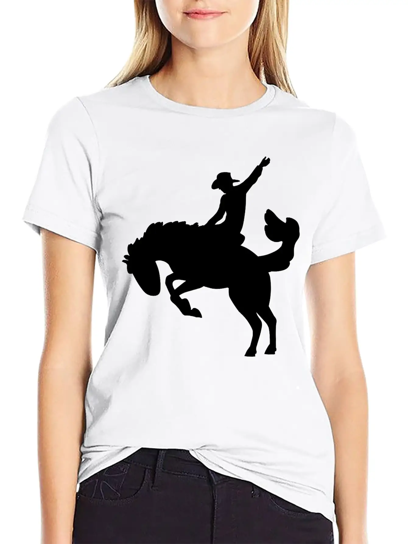 Rodeo Rider Unisex Short Sleeve Soft Cotton T-Shirt – Casual Everyday Wear
